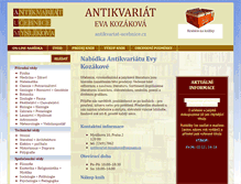 Tablet Screenshot of antikvariat-ucebnice.cz